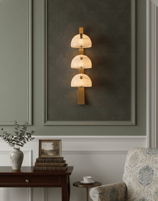 Orvyn Alabaster Wall Lamp-Neutral Decor
