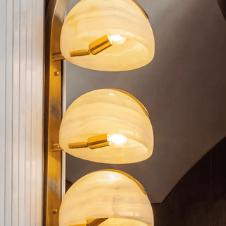 Orvyn Alabaster Wall Lamp-Neutral Decor