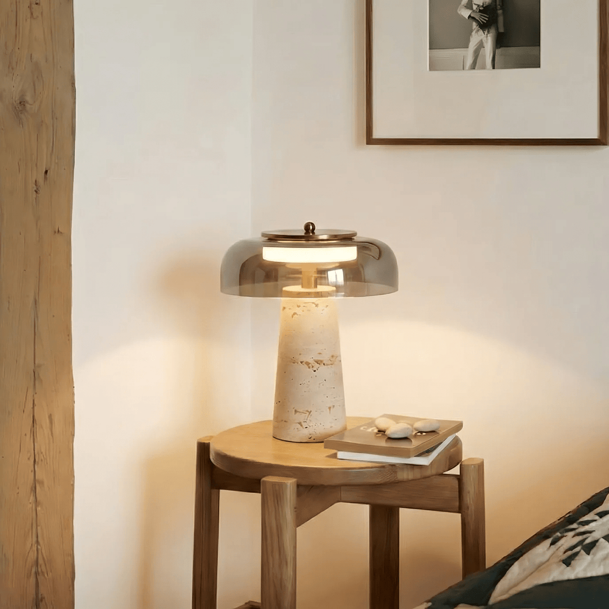 Strata Table Lamp-Neutral Decor
