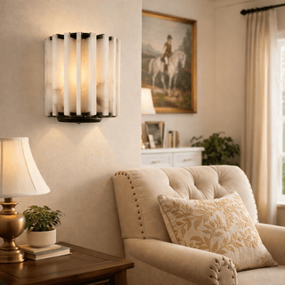 Altrix Alabaster Wall Lamp-Neutral Decor