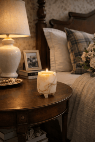 Marlowe Candle Holder-Neutral Decor