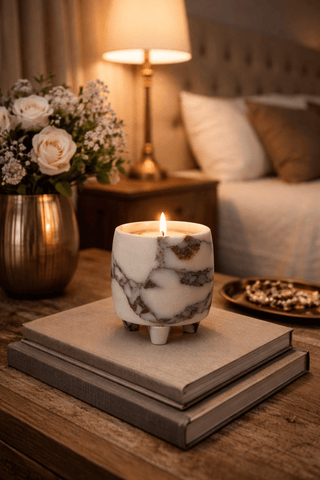 Marlowe Candle Holder-Neutral Decor