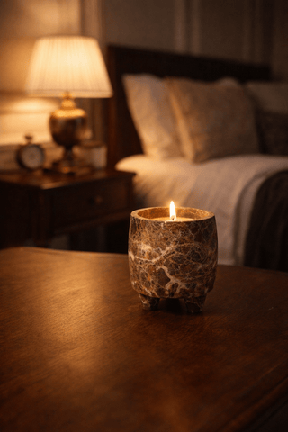 Marlowe Candle Holder-Neutral Decor