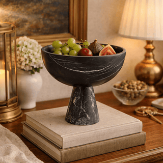 Rowan Stone Display Bowl-Neutral Decor