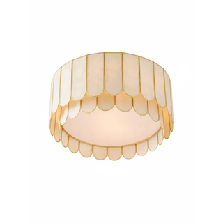 Aurelia Capiz Ceiling Lamp-Neutral Decor