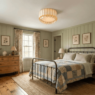 Aurelia Capiz Ceiling Lamp-Neutral Decor