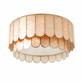 Aurelia Capiz Ceiling Lamp-Neutral Decor