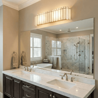 Aurelia Capiz Wall Lamp-Neutral Decor