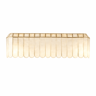 Aurelia Capiz Wall Lamp-Neutral Decor