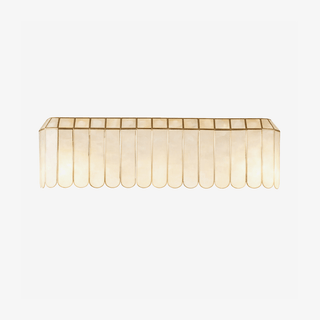 Aurelia Capiz Wall Lamp-Neutral Decor