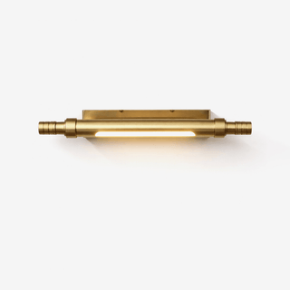 Orion Brass Wall Light-Neutral Decor