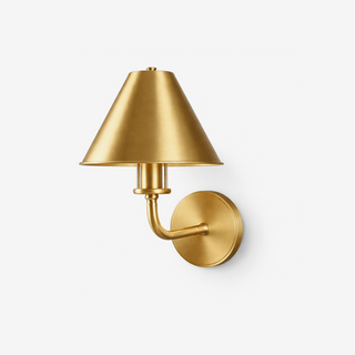 Aurelia Brass Wall Sconce-Neutral Decor