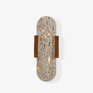 Elara Travertine Wall Light-Neutral Decor