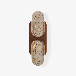 Isla Travertine Wall Light-Neutral Decor