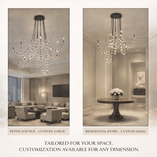 Multidot Chandelier-Neutral Decor