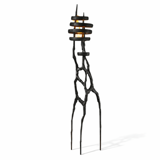 Vortex Sculpture Floor Lamp-Neutral Decor