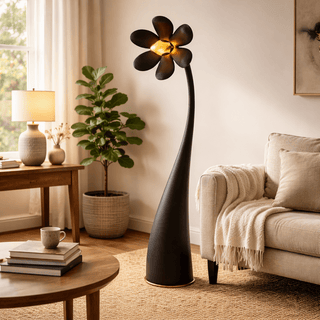 Fleur Sculpture Floor Lamp-Neutral Decor