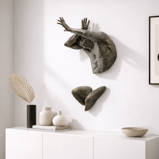 Dynamic Human Sculpture Collection-Neutral Decor