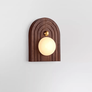 Bezel Alabaster Wall Lamp-Neutral Decor