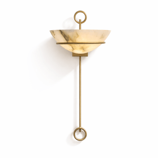 Tether Alabaster Wall Light-Neutral Decor