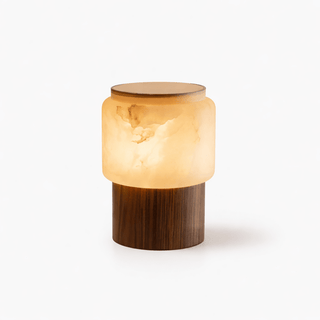Luma Core Alabaster Table Lamp-Neutral Decor