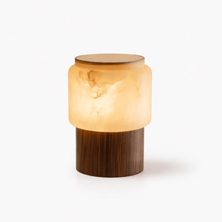 Luma Core Alabaster Table Lamp-Neutral Decor