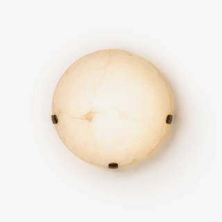 Noema Alabaster Wall Sconce-Neutral Decor