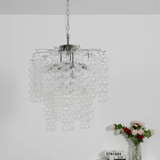 Ripple Column Chandelier-Neutral Decor