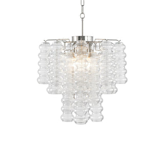 Ripple Column Chandelier-Neutral Decor