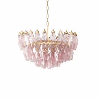Facet Bloom Chandelier-Neutral Decor
