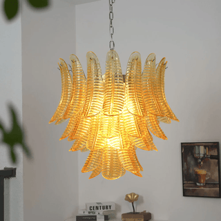 Aurelium Cascade Glass Chandelier-Neutral Decor