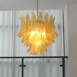 Aurelium Cascade Glass Chandelier-Neutral Decor