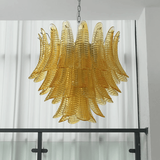 Aurelium Cascade Glass Chandelier-Neutral Decor