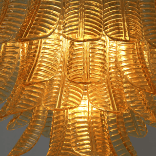 Aurelium Cascade Glass Chandelier-Neutral Decor