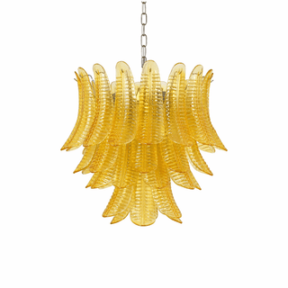 Aurelium Cascade Glass Chandelier-Neutral Decor