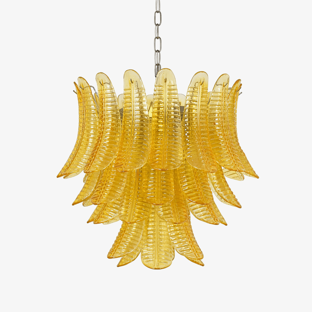 Aurelium Cascade Glass Chandelier-Neutral Decor