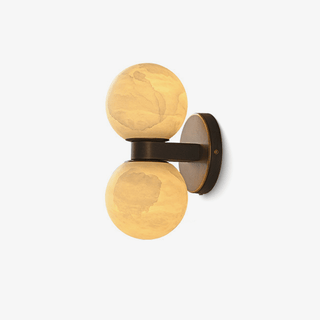 Alabaster Celestia Orb Wall Light-Neutral Decor