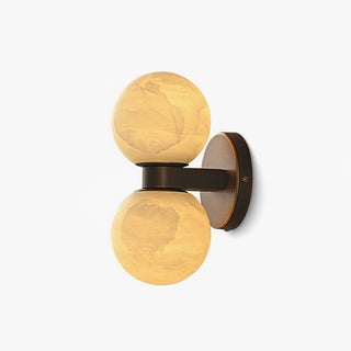 Alabaster Celestia Orb Wall Light-Neutral Decor