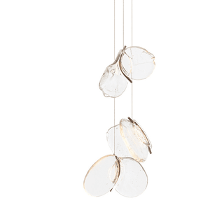Luminous Glass Petals Pendant Lamp-Neutral Decor