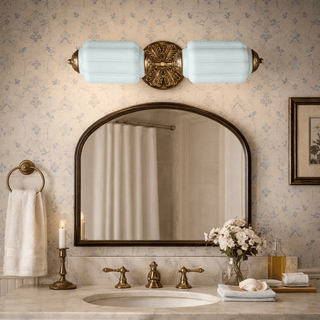 Elliot Glass Wall Sconce-Neutral Decor