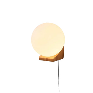 Evelyn Orb Plug-in Wall Lamp-Neutral Decor