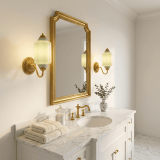 Elliot Glass Wall Lamp-Neutral Decor