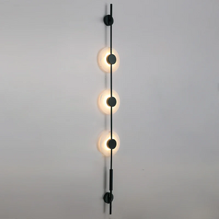 Alabaster Vertical Wall Sconce-Neutral Decor