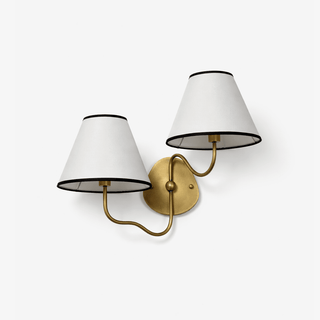 Clara Double Wall Sconce-Neutral Decor