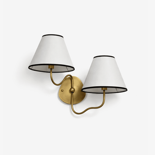 Clara Double Wall Sconce-Neutral Decor