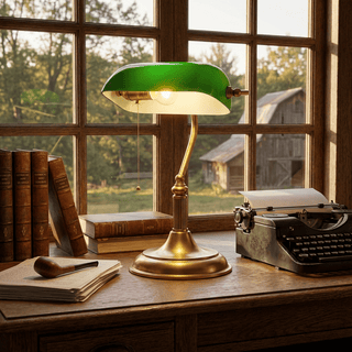 Harrison Banker Table Lamp-Neutral Decor