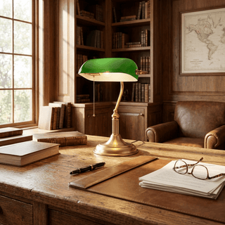 Harrison Banker Table Lamp-Neutral Decor