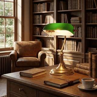 Harrison Banker Table Lamp-Neutral Decor