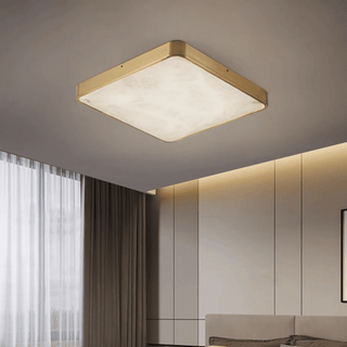 Calista Alabaster Ceiling Light-Neutral Decor