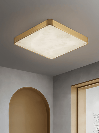 Calista Alabaster Ceiling Light-Neutral Decor
